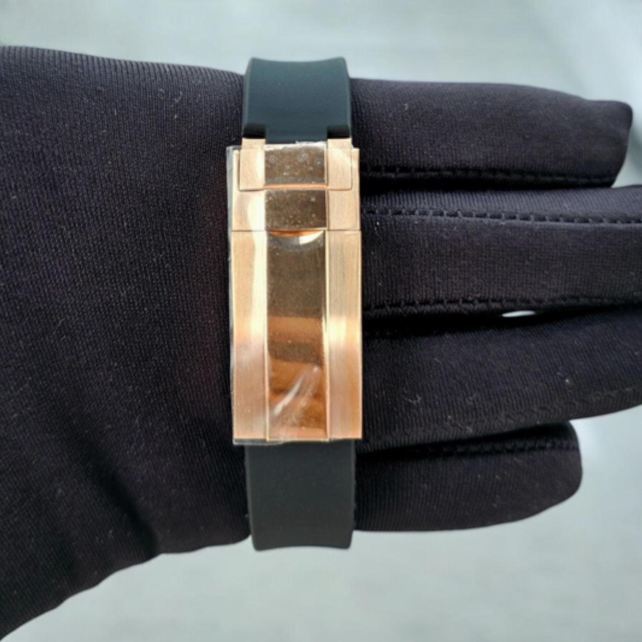 Seikomariner guld gummi