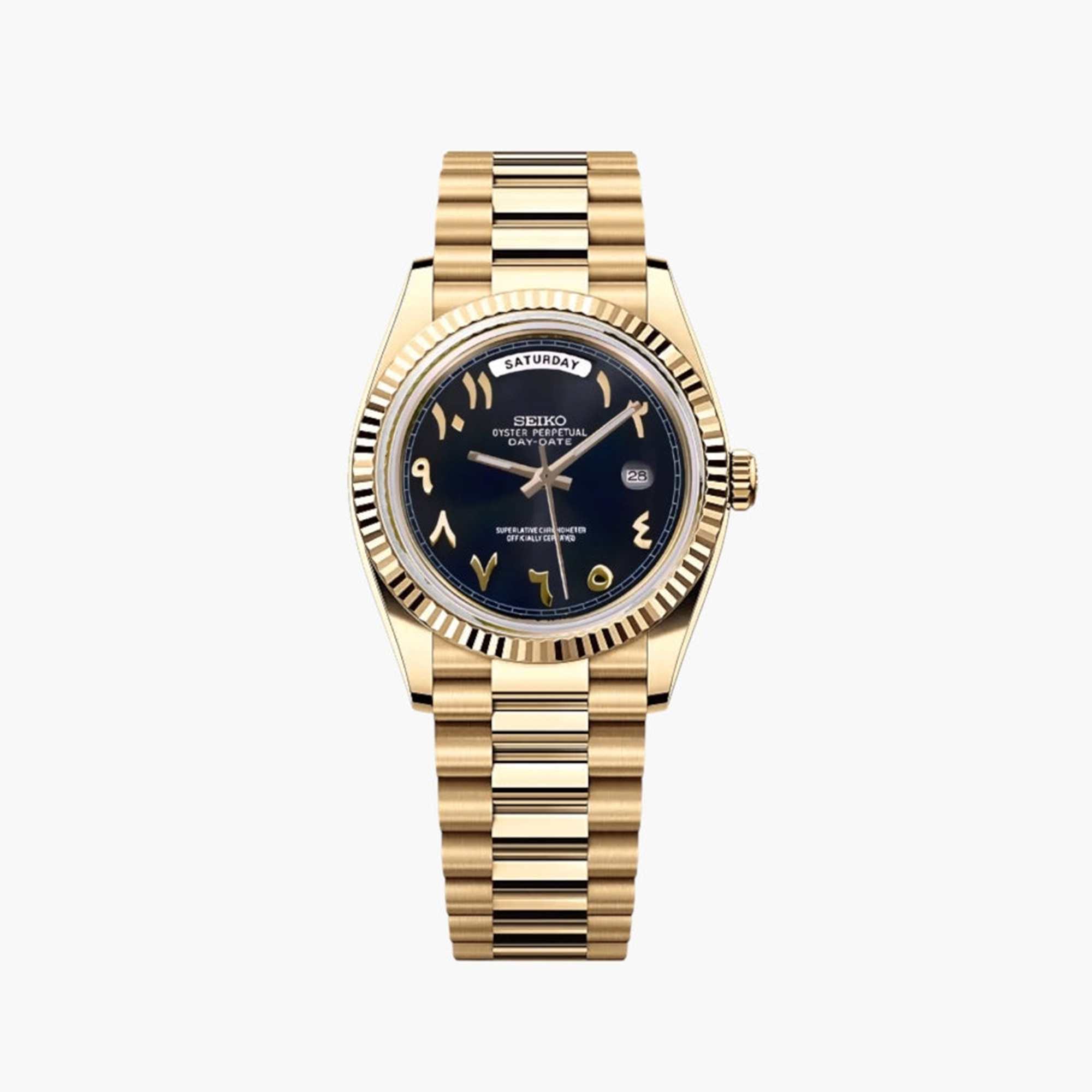 Seikodate svart arabiskt guld