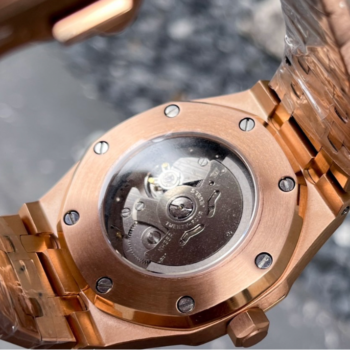 Royal Seikoak Roséguld Svart