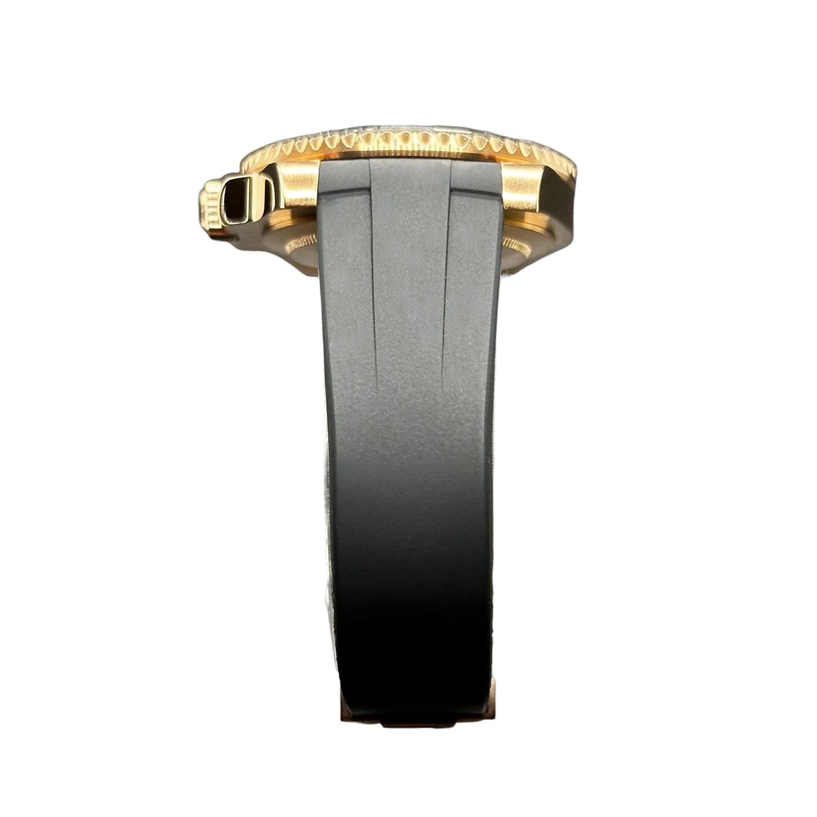 Seikomariner guld gummi