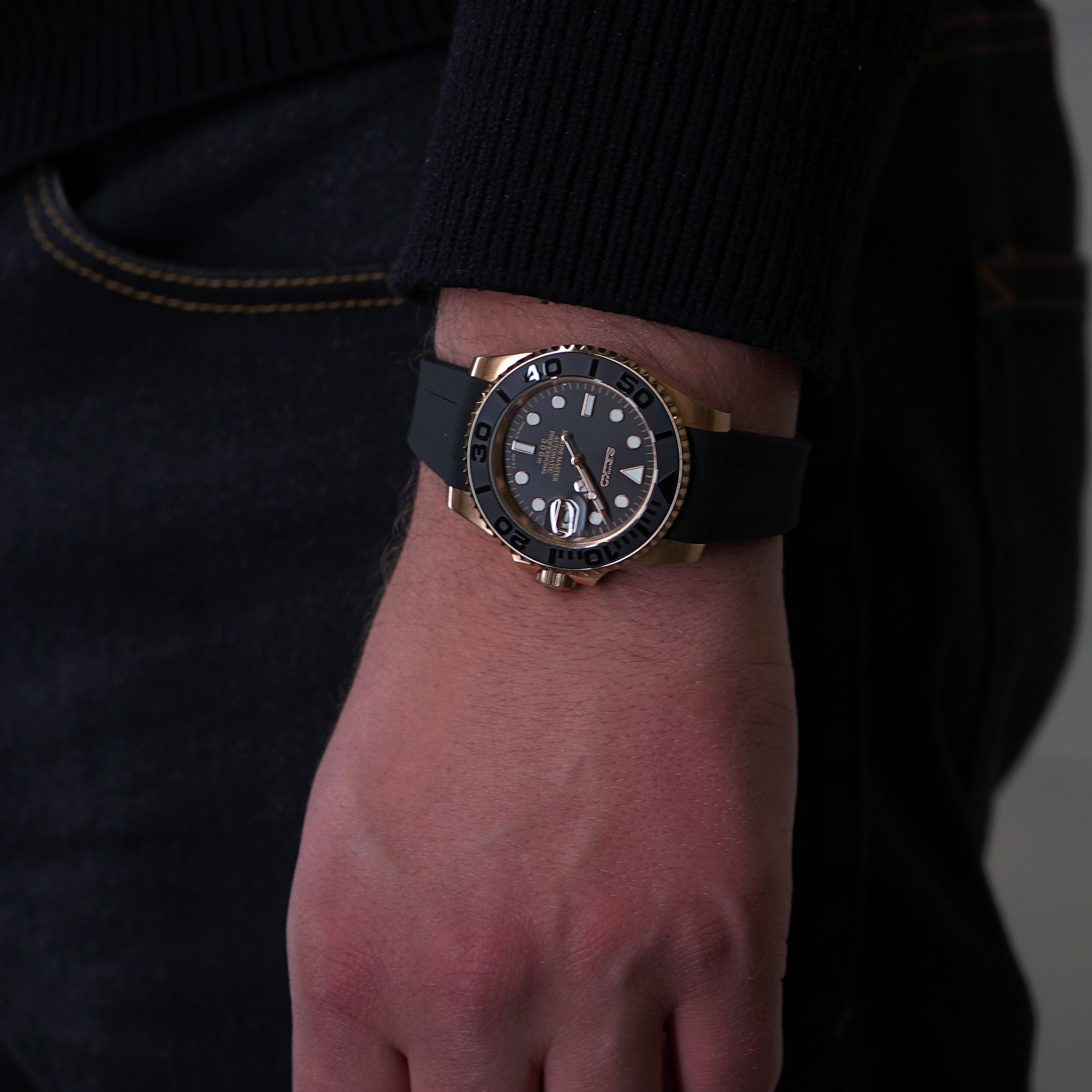 Seikomariner roséguldgummi 