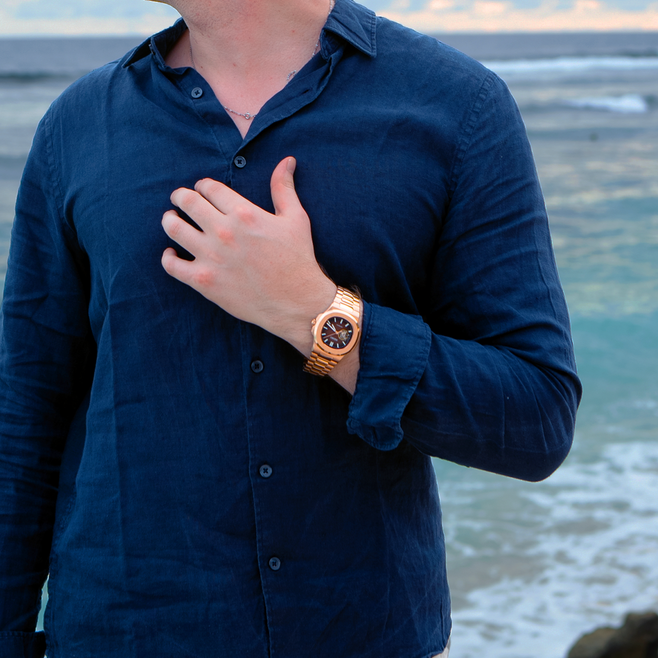 Nautiko Roséguld Öppenhjärta