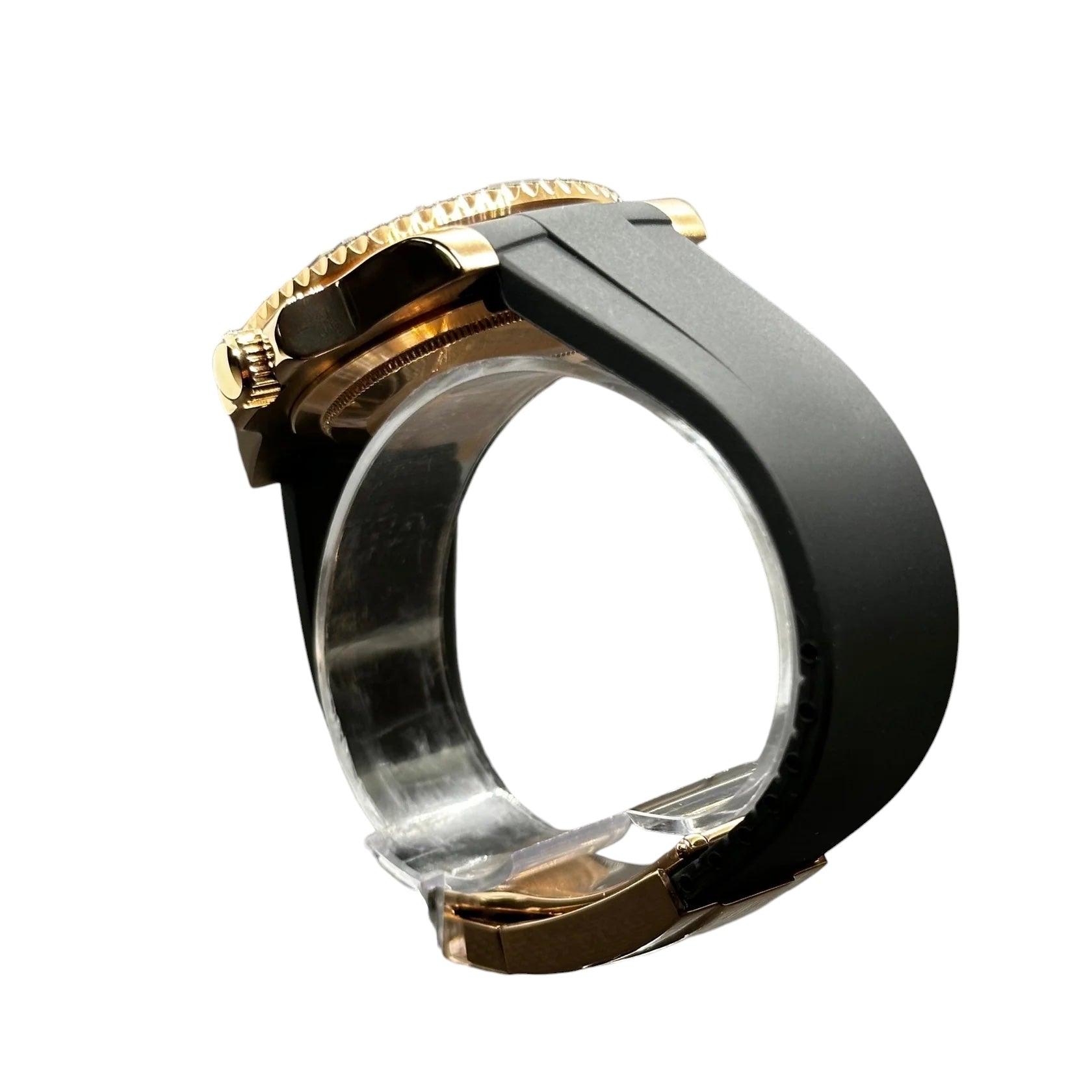 Seikomariner guld gummi 